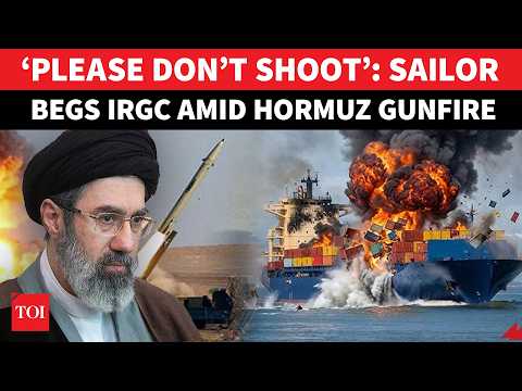 ‘LET US GO…’: Indian Vessel’s DESPERATE PLEA As IRGC Gunboats Open Fire In Hormuz | Watch
