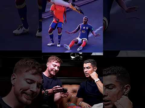 When Messi saved Ronaldo’s life, he unexpectedly became a hero. #viral  #youtubeshorts #shortsfeed