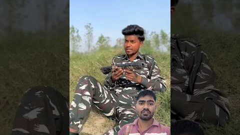 फौजी भाई के पास गण नहीं थी इसलिए #army #shortsfeed #trending #shorts #ytshorts