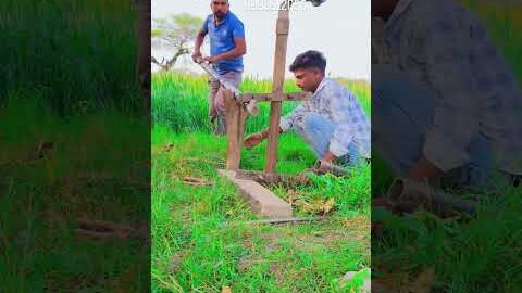 Amazing Desi Jugaad by Farming #Desi #Jugaad #Jugad #Farming #Kheti #Khetibadi#Agriculture #borvell