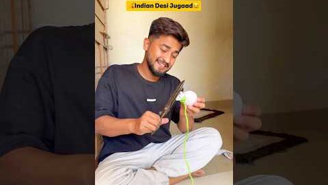 Indian Desi Jugaad😂🏏|| #cricket #cricketlover #shorts #ipl #reaction || @kaizadkaifvlogs