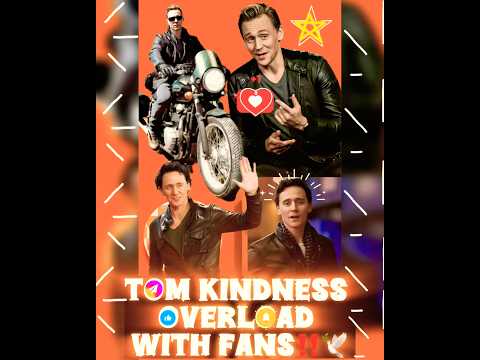 TOM KINDNESS OVERLOAD WITH FANS‼️🥰🕊️💐#tom #fans #kindness #usa #uk #shorts #foryou #loki #jackets