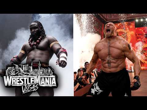 Oba Femi and Brock Lesnar enter WrestleMania ready for war: WrestleMania 42 Sunday highlights