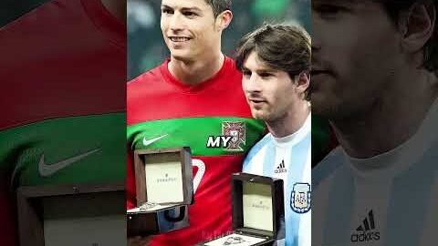 The bodybuilder scared Messi until Ronaldo showed up #viral #youtubeshorts #shortsfeed #ytshorts