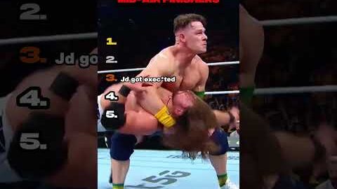 Ranking WWE Wrestlers Midair Finishers