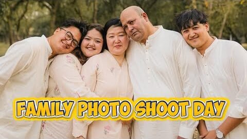 Got Our Family Portraits Done 😍| Very Fun Shoot ♥️| Desi Korean