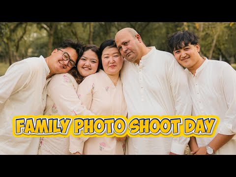 Got Our Family Portraits Done 😍| Very Fun Shoot ♥️| Desi Korean
