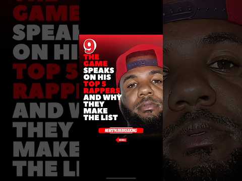 The Game gives his Top5 rappers  #foryou #viralvideo #rap #music #fyp #viral #hiphop # #nojumper