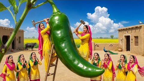 Desi Punjabi Veg Manchurian in Village Style | Full Frying & Tossing Scene 😍🍥
