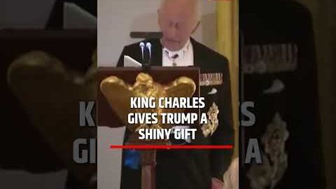 Viral Clip: King Charles III Gives Witty Reply #trump #kingcharleslll #middleeast #uk