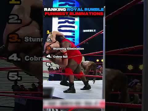 Ranking WWE Royal Rumble Funniest Eliminations