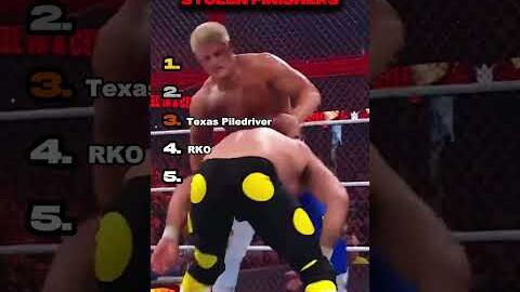 Ranking Cody Rhodes Stolen Finishers