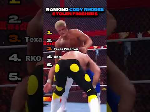 Ranking Cody Rhodes Stolen Finishers