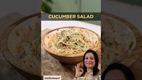Summer Glow Salad | Weight Loss Desi Recipe in 5 Min |     Cucumber Noodle Salad