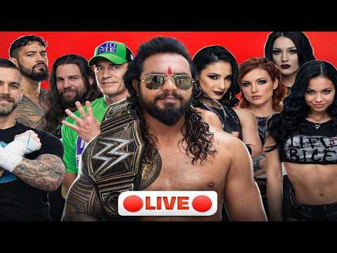 WWE 2K25 LIVE 🔴 INSANE Finish 😳 V-01 #shortsfeed #shorts #live #wwe #shorts #wrestling