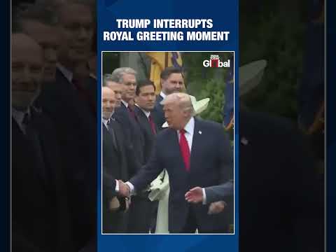 Trump Interrupts Queen Camilla, Shakes Hands with Own Cabinet in Awkward Viral Moment