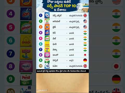 Do You Know Which Country Your Surf Powder Is From? | Top 10 Surf Powders & Their Countries #viral