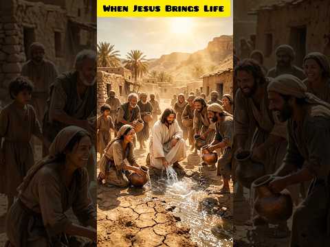Miracle in the Dry Village✝️#viral#usa #america#newyork#Jesus#Amen#Philippines#australia#uk#india#Ai