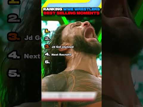Ranking WWE Wrestlers BEST Selling Moments Pt5