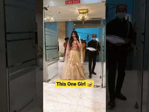 This one girl in every shadi 🤣🤣 #priyankatyagi #comedy #youtubeshorts #wedding