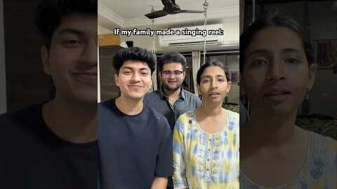 Kaisi family hai yeh😭 #relatable #singer #singing #family #indian #trending #desi