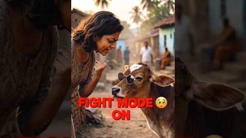 “Attitude vs Cheese 😂🐄”#funny #comedy #shorts #viral #desi #reel #bachda #lol #trending #funnyvideo
