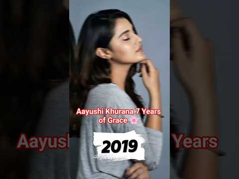Evolution of Aayushi Khurana (2019-2026) 🦋 #my #love #beautiful #reel #trending #shorts #viral