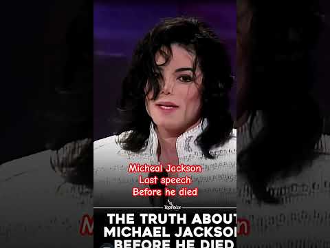 Micheal Jackson last speech before he died #michaeljackson #fyp #shorts #viral #shortvideo #reels