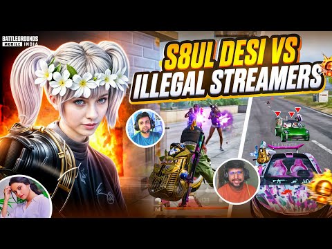 S8UL DESi Fight Against Pro Streamers🚀🔥|| Fast Clutches Ever || #bgmi