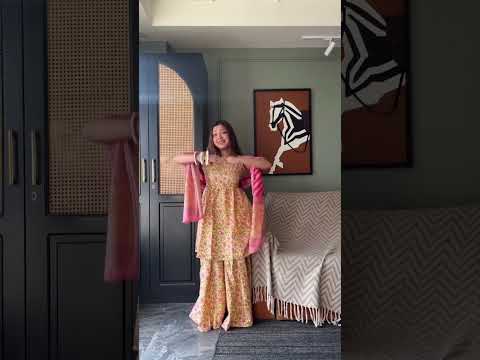 Sharara-sets💛#youtubeshorts #fyp #myntra #budget #viral #trending #fashion #indian #desi #ethnic