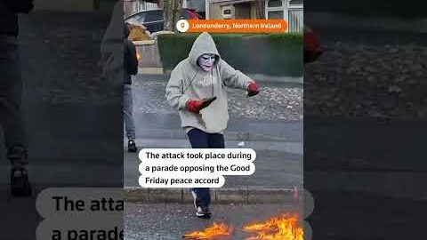 Petrol bombs thrown at police vehicle in Northern Ireland