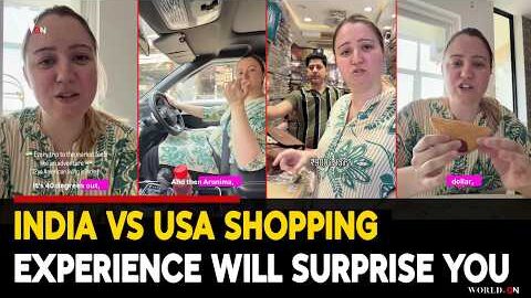 India vs USA Shopping: American’s Viral Reaction