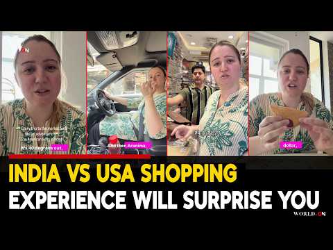 India vs USA Shopping: American’s Viral Reaction