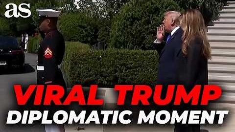 Trump’s CANDID REACTION after SAYING GOODBYE to King Charles and Camilla GOES VIRAL