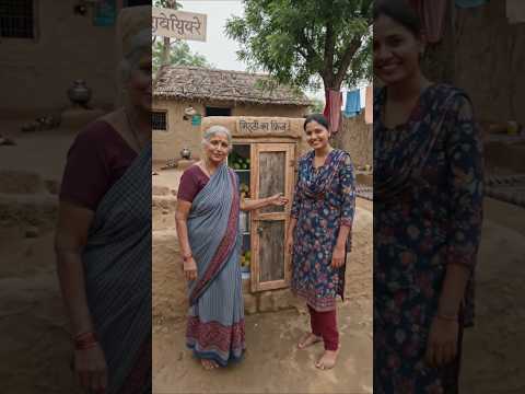 Mitti Ka Fridge 😲 | Bina Bijli Fresh Sabzi & Doodh | Village Desi Innovation #youtubeshorts #ai
