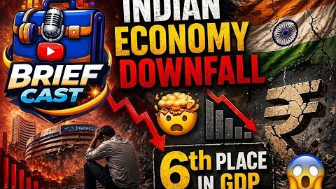 🤯Indian GDP Downfall to 6th place|🇮🇳India Global News | Global Ranking 🌍| #briefcast #currentaffairs
