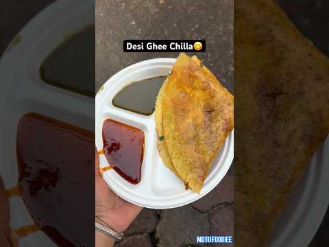 Desi Ghee Ka Paneer Chilla 😱 ||Indian Street Food ❤️ #shorts