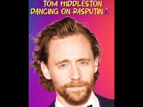 TOM HIDDLESTON DANCING AGAIN IN NEW STYLE ON RESPUTIN🕺🪩💃🥰#tom #usa #uk #shorts #foryou #youtube