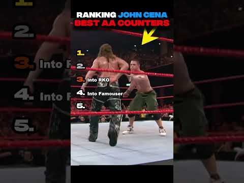 Ranking John Cena Crazy AA Counters