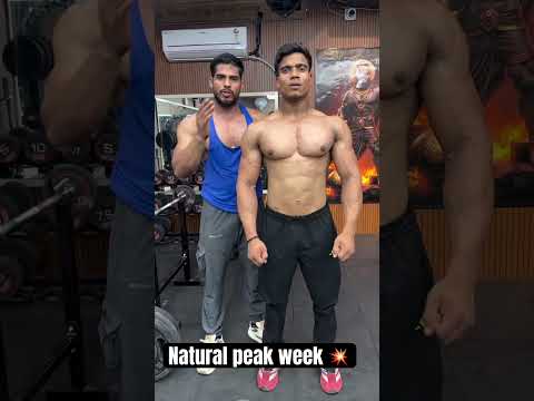 Natural peak week day guys kaisi lagi condition #motivation #desihomegym #fitnessinspiration #desi