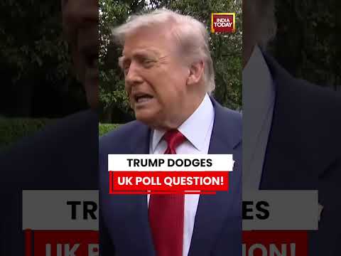 WATCH: Trump Refuses To Comment On UK Poll Results, Hails Strong US Economy #trump #ukpolitics