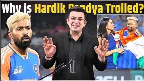 New video। Ind vs NZ : Hardik Pandya, Mahieka Sharma Face Backlash for Lying on Podium After T20 WC