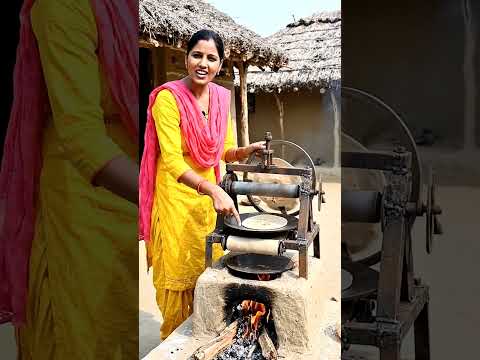 machine se roti banane ka kamal ka desi jugaad🫓 #bread #shorts #desijugaad