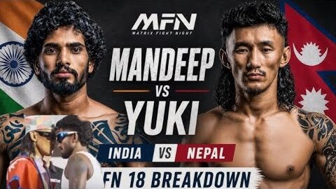 Yuki 🇳🇵vs Mandeep🇮🇳 .MFN Fight. #nepal vs #india. What A Game😲