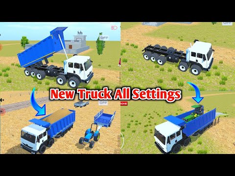 Indian desi life simulator 3d new truck all settings || Tractor and truck game update ||