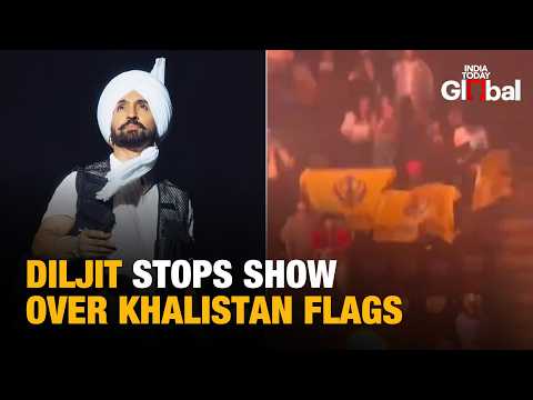Diljit Dosanjh Halts Aura Tour Show in Canada After Khalistan Flags Disrupt Performance