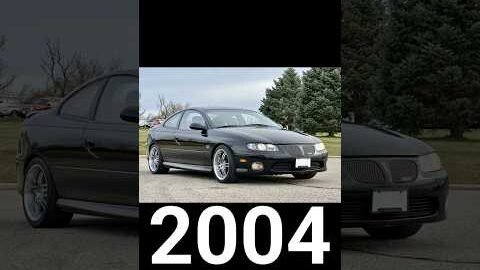 Pontiac GTO Evolution(1963-2006) #viral #trending #shortsfeed #youtubeshorts #pontiac #usa #yt #edit