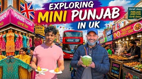Exploring UK’s Little Punjab | Crazy Street Food & Desi Vibes