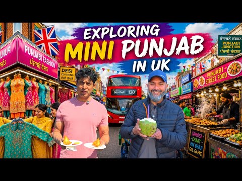 Exploring UK’s Little Punjab | Crazy Street Food & Desi Vibes