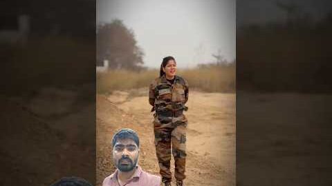 इंडियन आर्मी के लिए यह लड़की कितनी मेहनत कर रही है #army